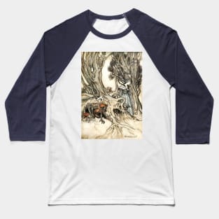 Fairy of the Mine - Comus, Arthur Rackham Baseball T-Shirt